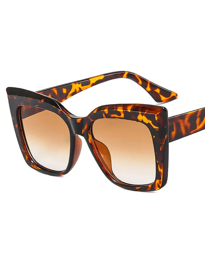 1Pair Big Cat Eyes Frame Sunglasses