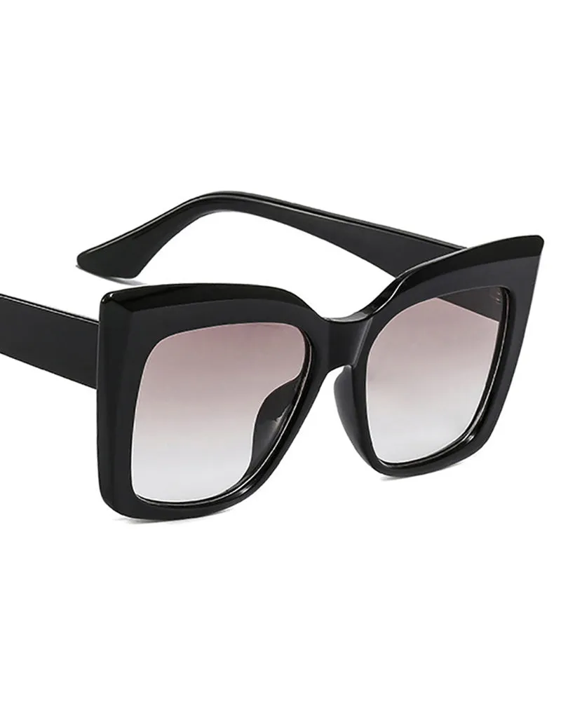 1Pair Big Cat Eyes Frame Sunglasses