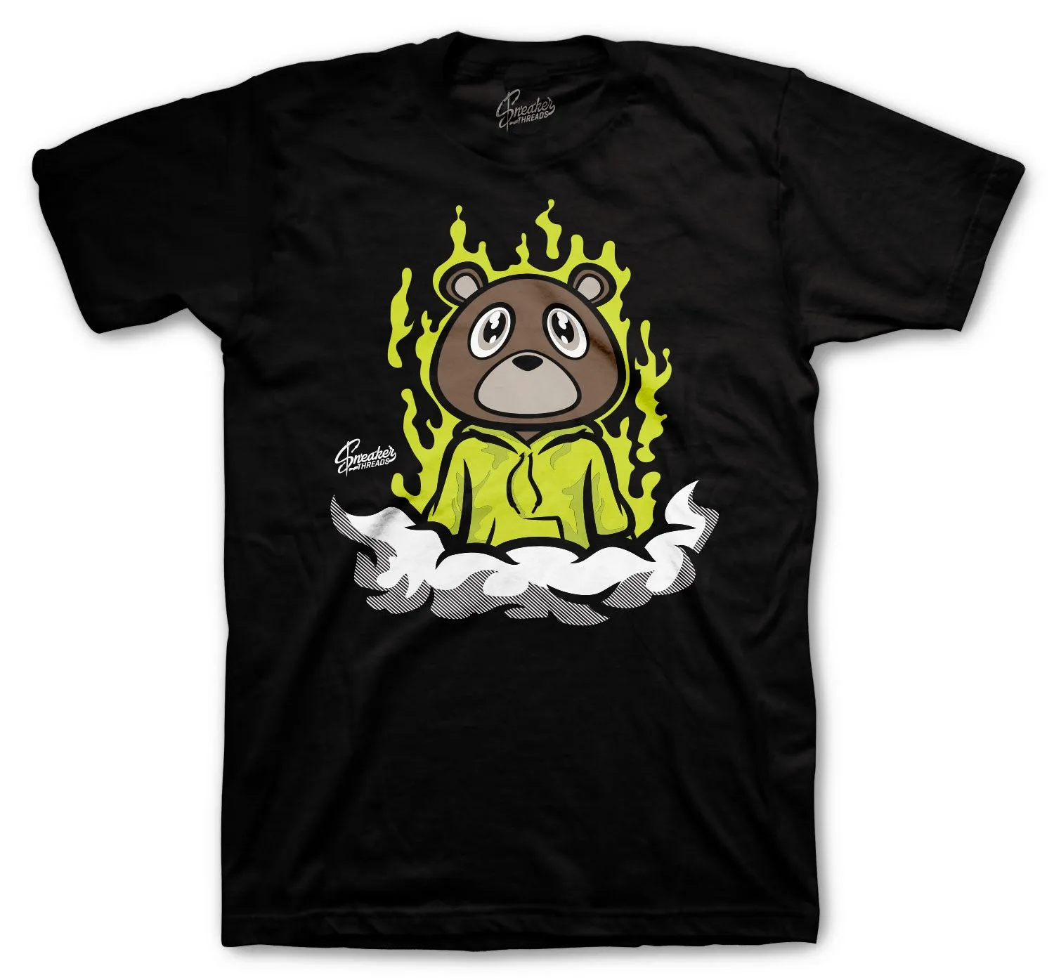 380 Hylte Shirt - Fly Bear  - Black