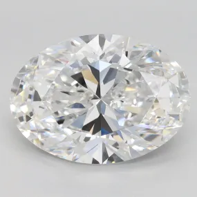 5.39 Carat Oval Lab Grown Diamond