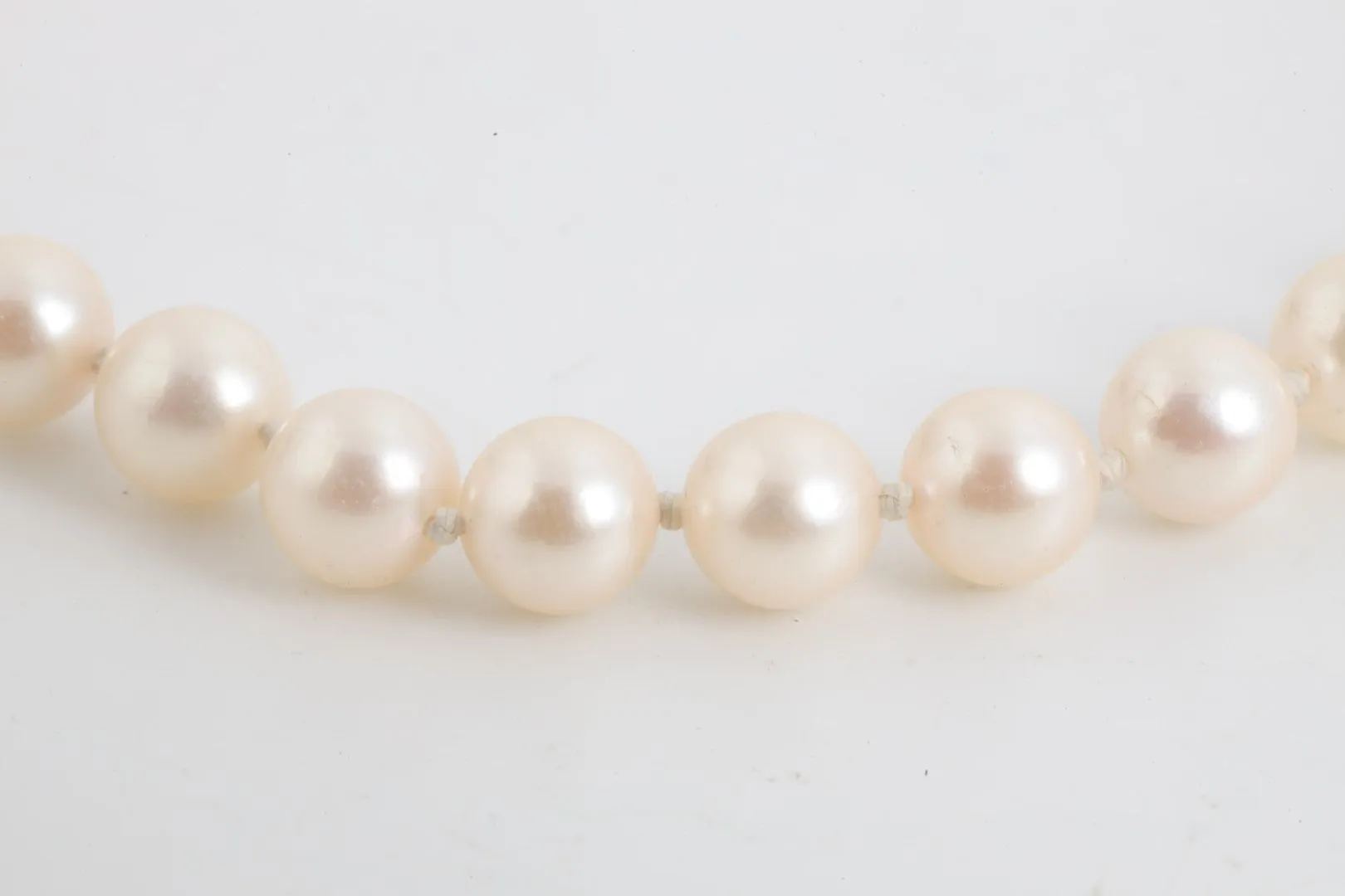 8" 14k Yellow Gold Pearl Bracelet (9.78g.)