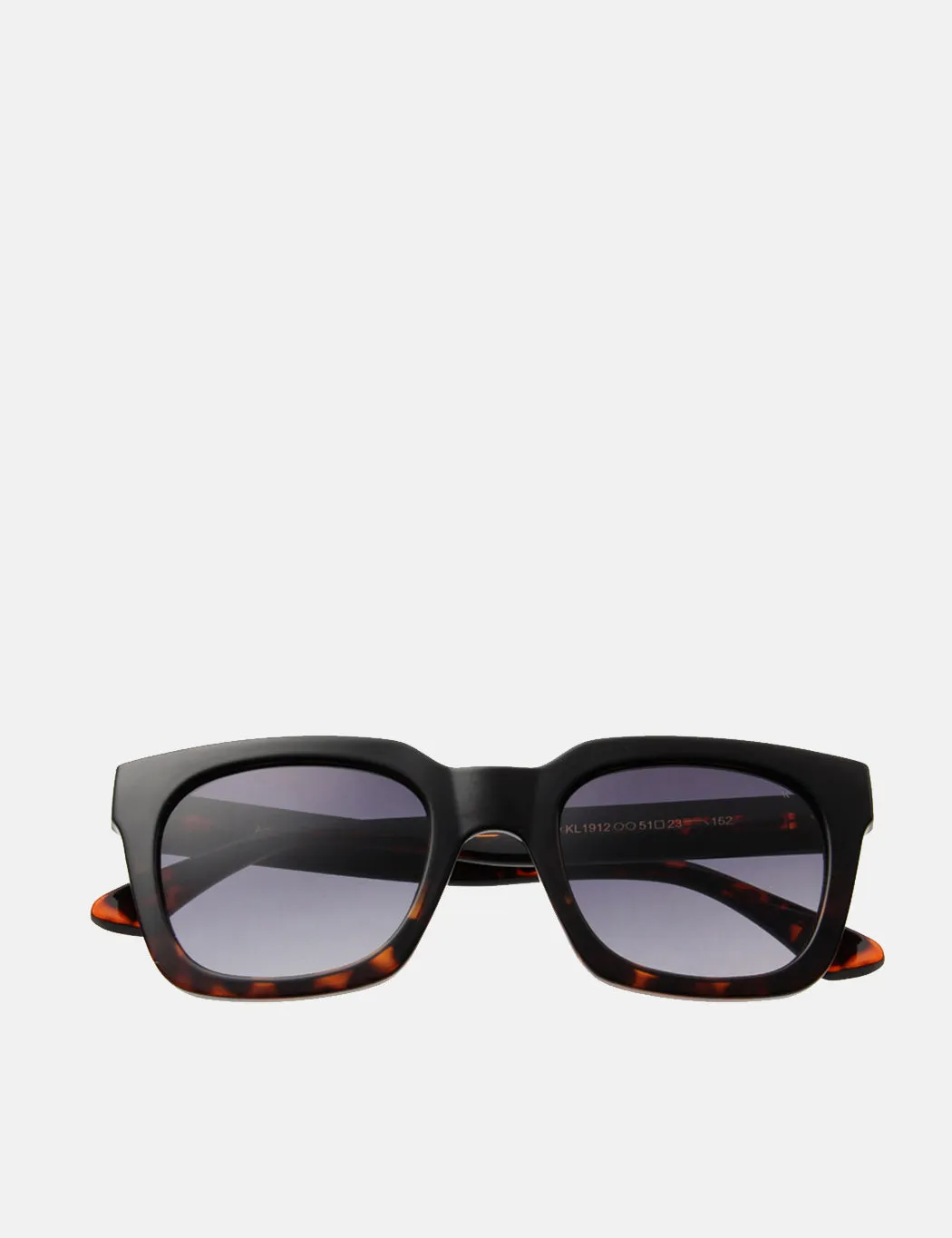 A. Kjaerbede Nancy Sunglasses - Black Demi Tortoise