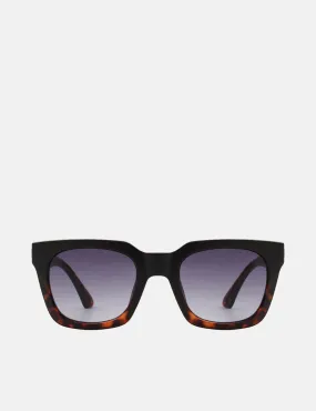 A. Kjaerbede Nancy Sunglasses - Black Demi Tortoise