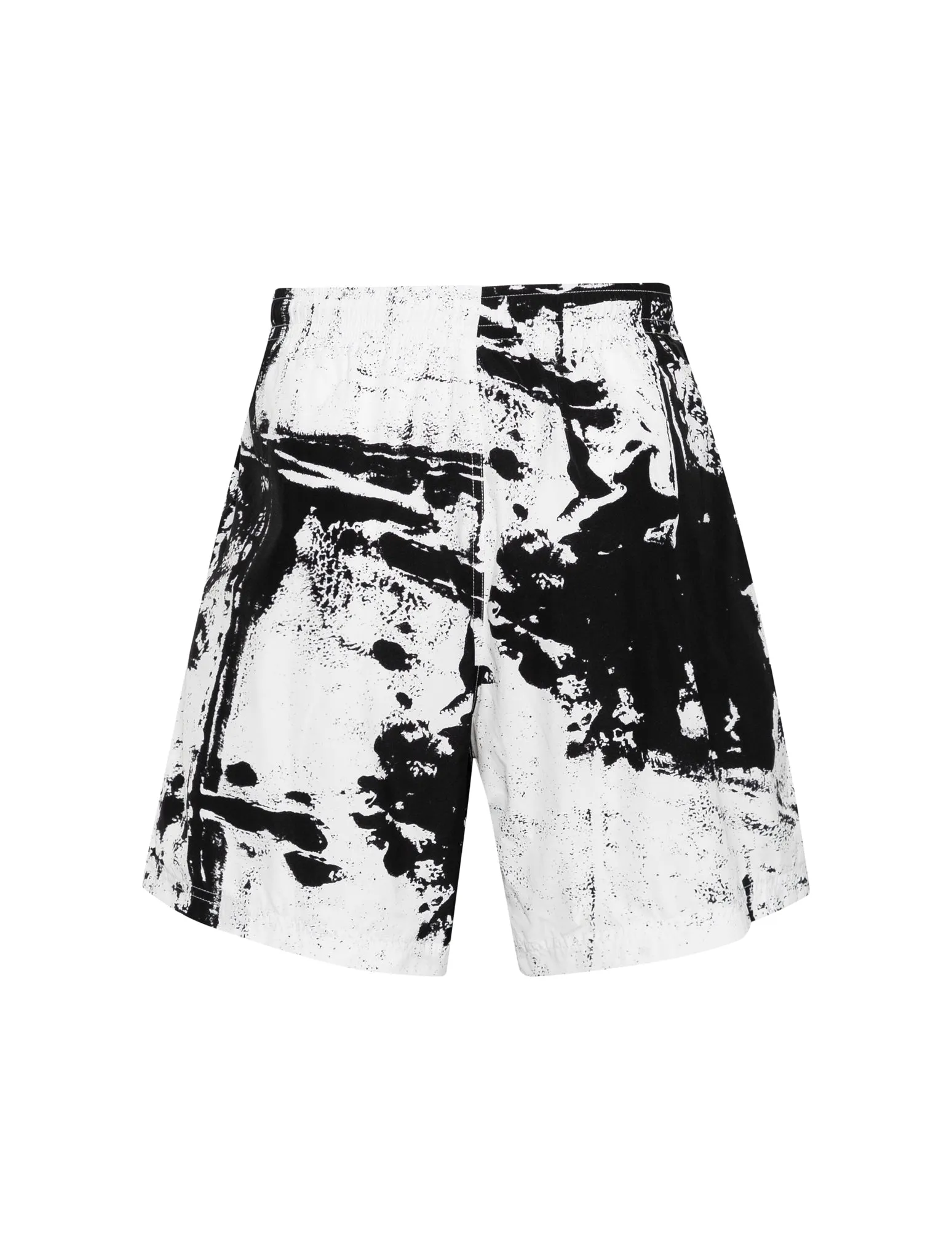 abstract-print swim shorts