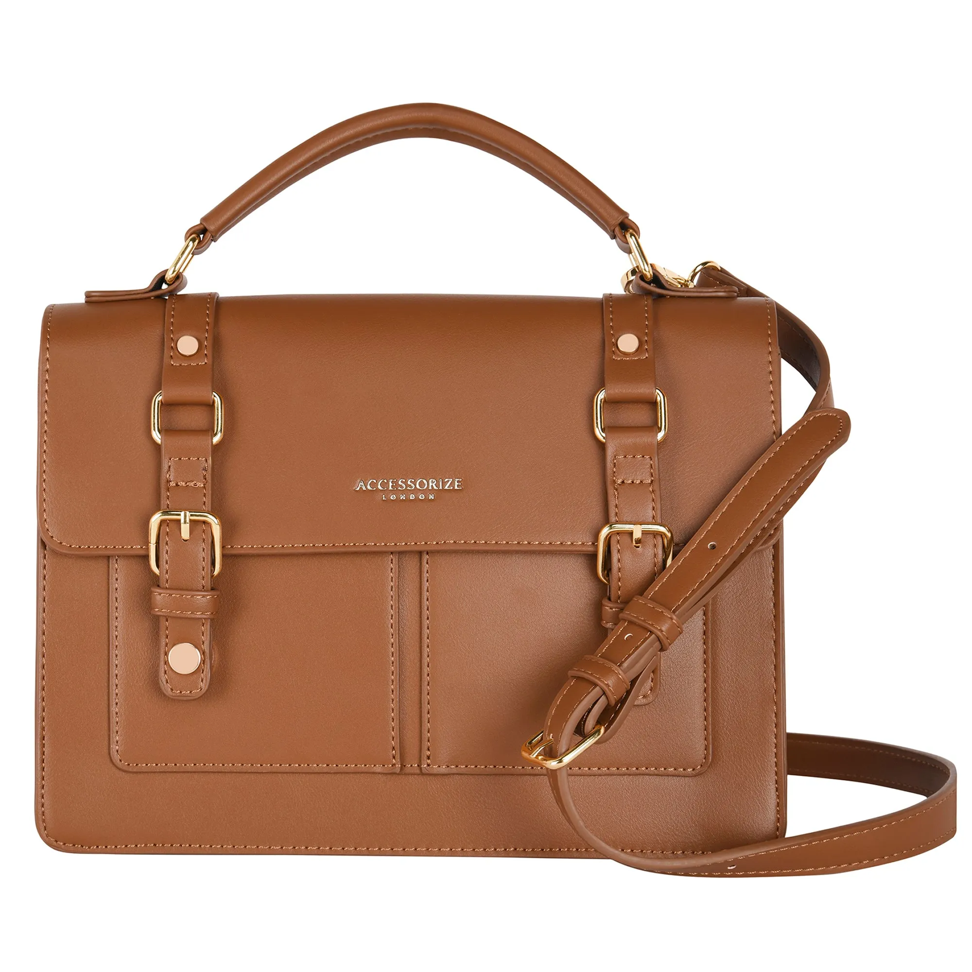 Accessorize London Women's Tan Rookie - Satchel