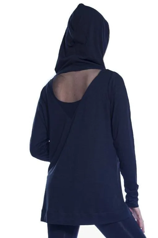 Ahh Dreams Hooded Top with Mesh Inset - FINAL SALE