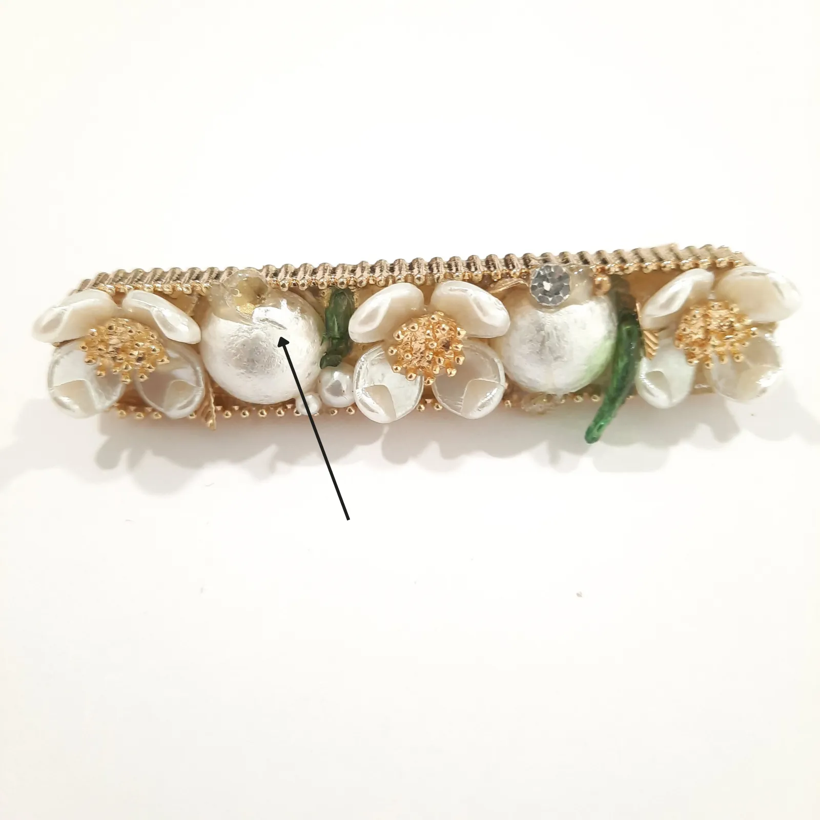 Aislin Flora Hair Clip - Sample