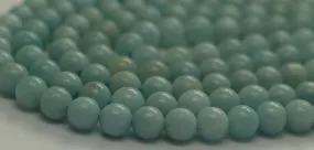 Amazonite 8 mm Round Gemstone Beads 15.5 inches Full Strand T038