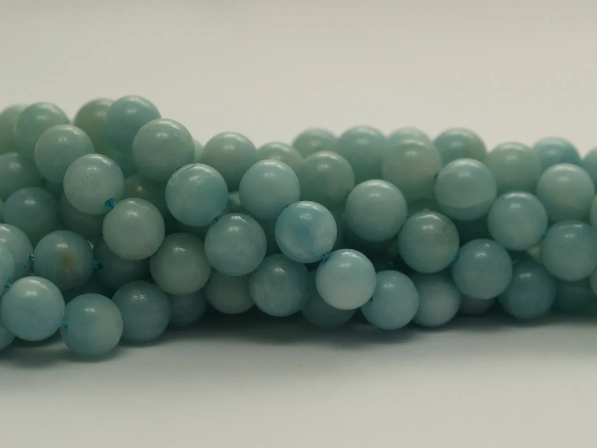 Amazonite 8 mm Round Gemstone Beads 15.5 inches Full Strand T038