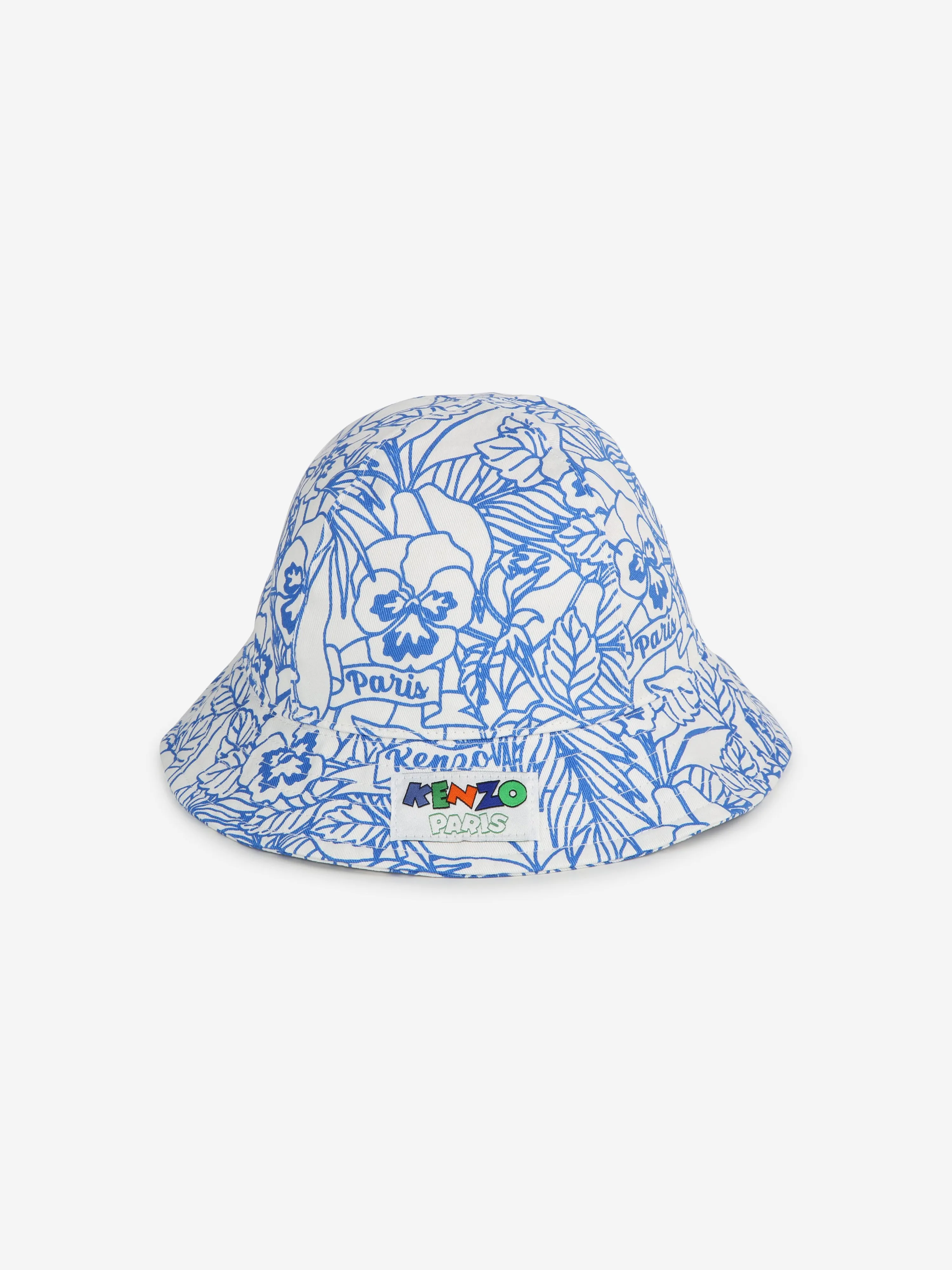 Baby Boke Flower Bucket Hat in Ivory