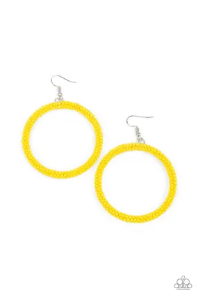 Beauty and the BEACH - Yellow Earring