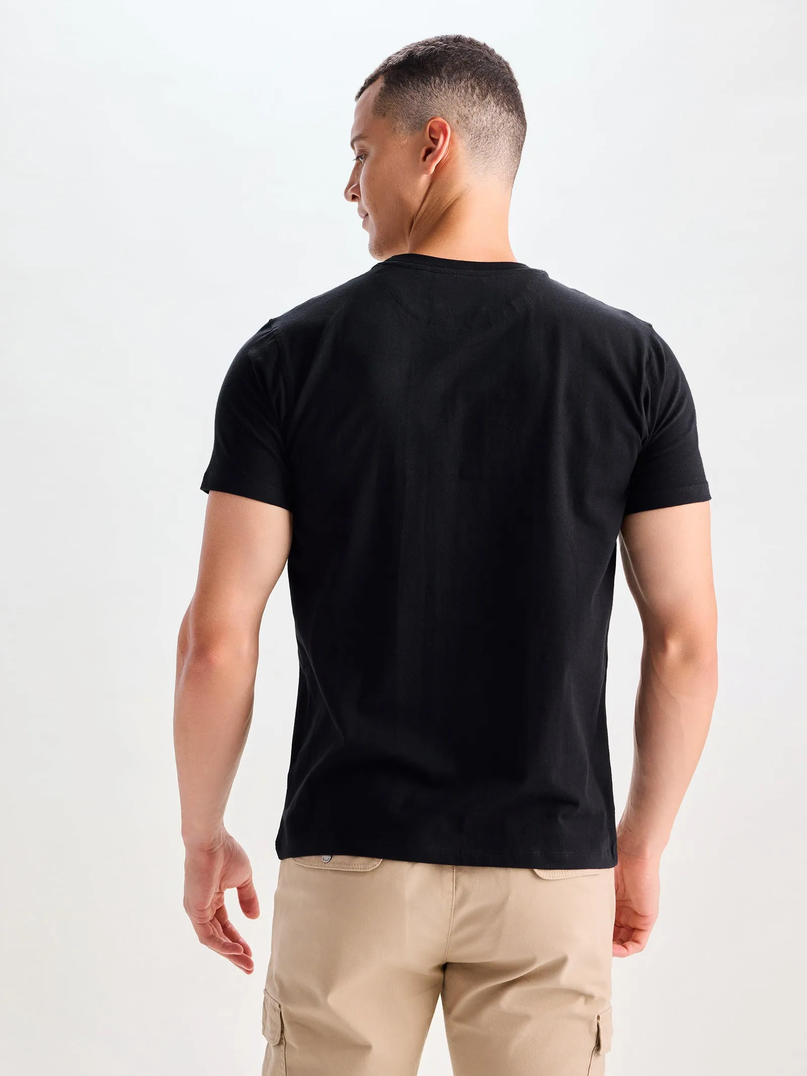 Black Ultra Soft Stretch T-Shirt