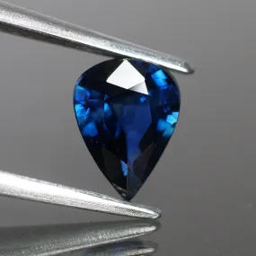 Blue Sapphire | IGI certified | natural, pear cut *7.5 x 5.5 mm, VS, 1.00ct