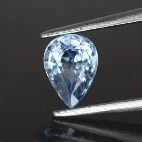 Blue Sapphire | natural, pear cut 7x5 mm, VS, *1ct