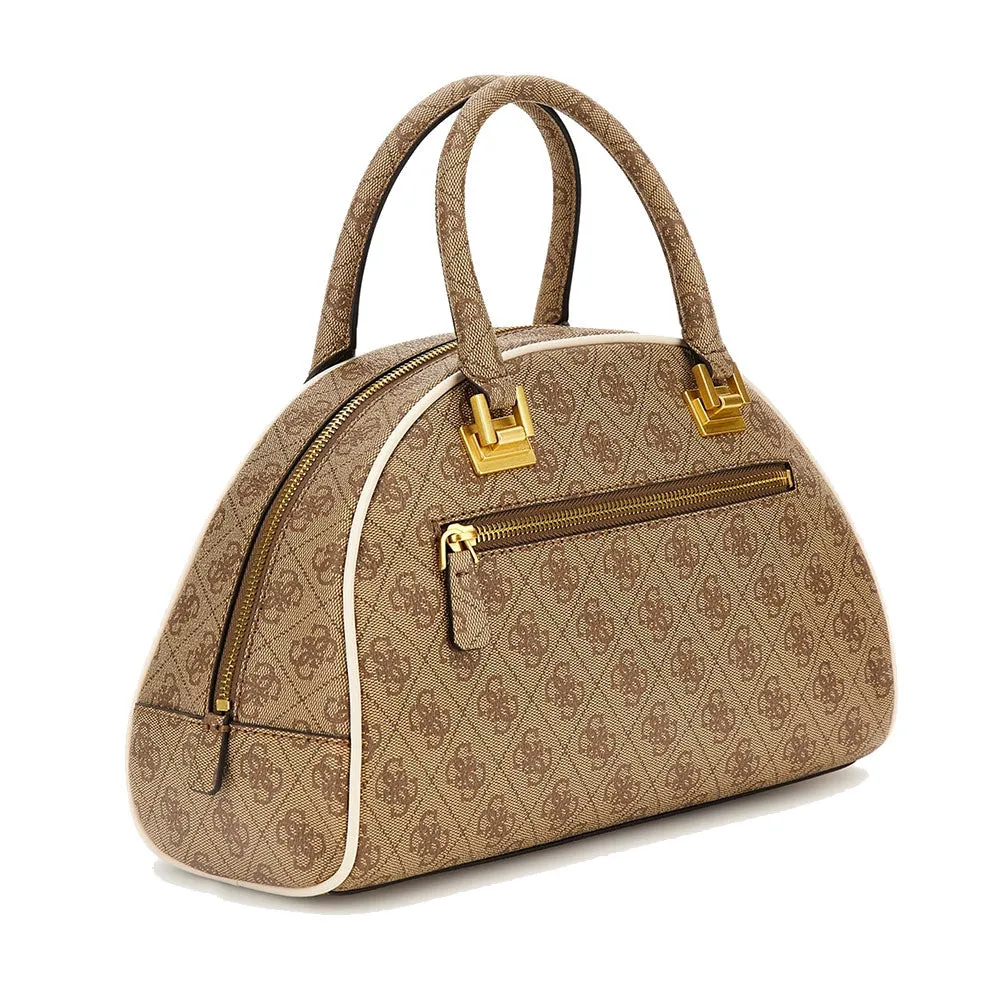 Borsa Donna a Mano GUESS Linea Mildred Colore Latte Logo