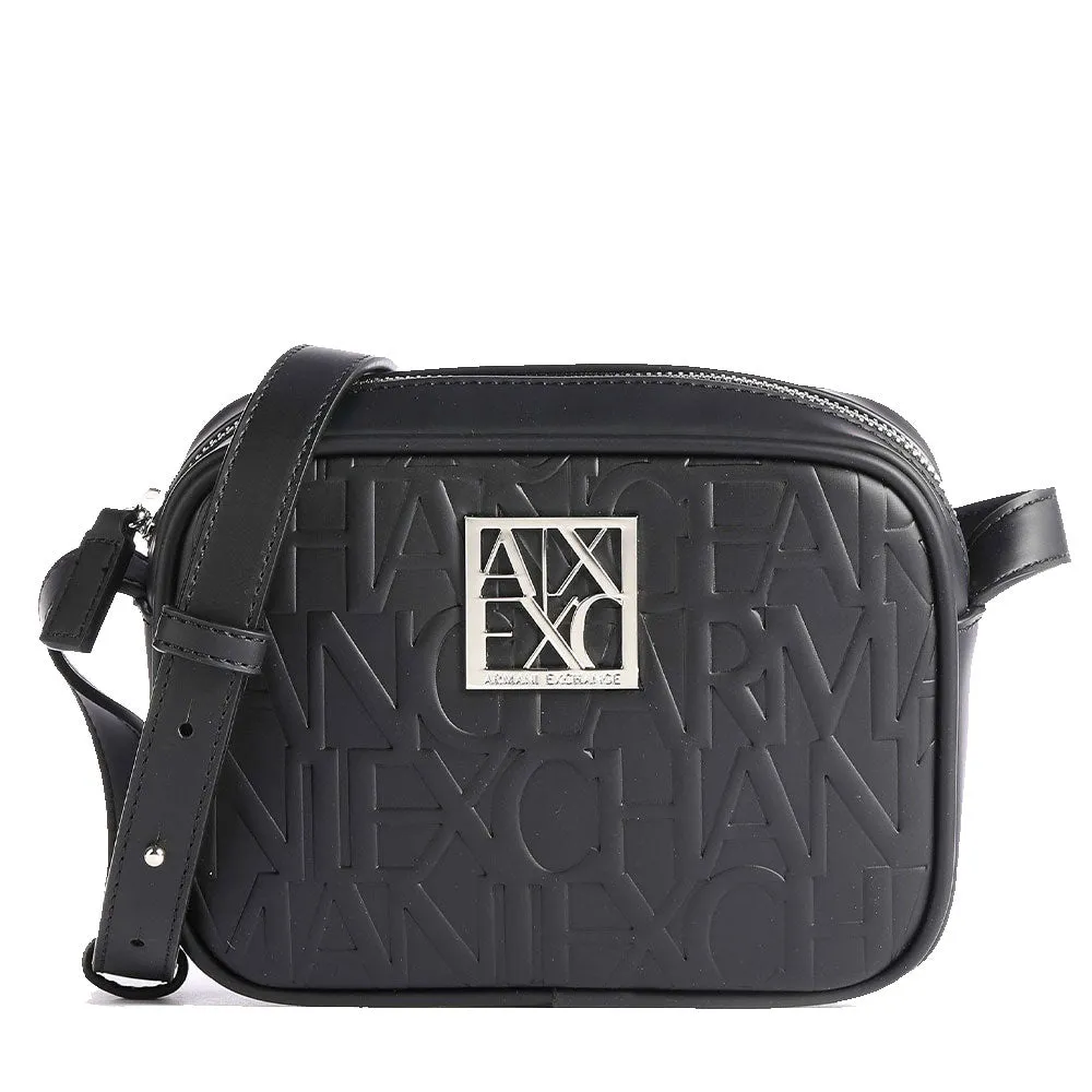 Borsa Donna a Tracolla ARMANI EXCHANGE colore Nero Chiusa con Zip