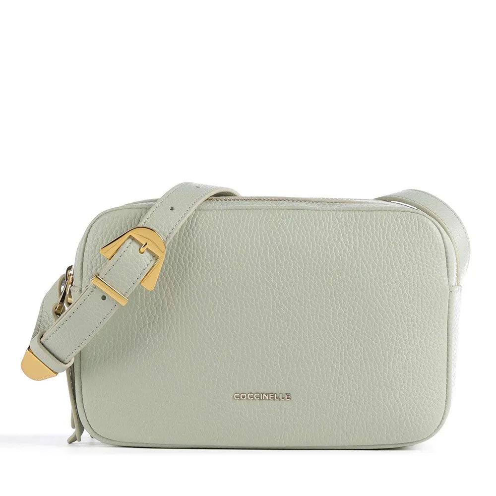 Borsa Donna a Tracolla COCCINELLE in Pelle linea Gleen colore Celadon Green