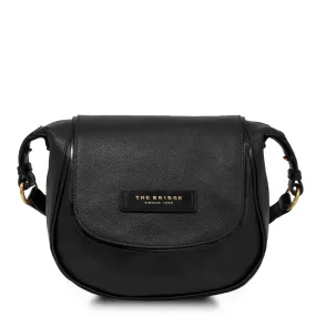 Borsa Donna a Tracolla THE BRIDGE linea Domitilla in Pelle Nera