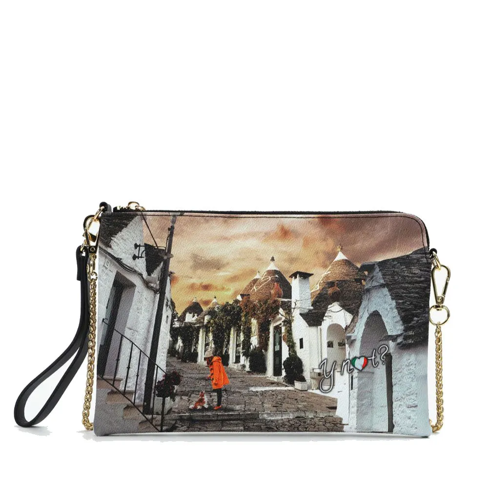 Borsa Donna Y NOT Pochette con Tracolla YES-303 Life in Trulli