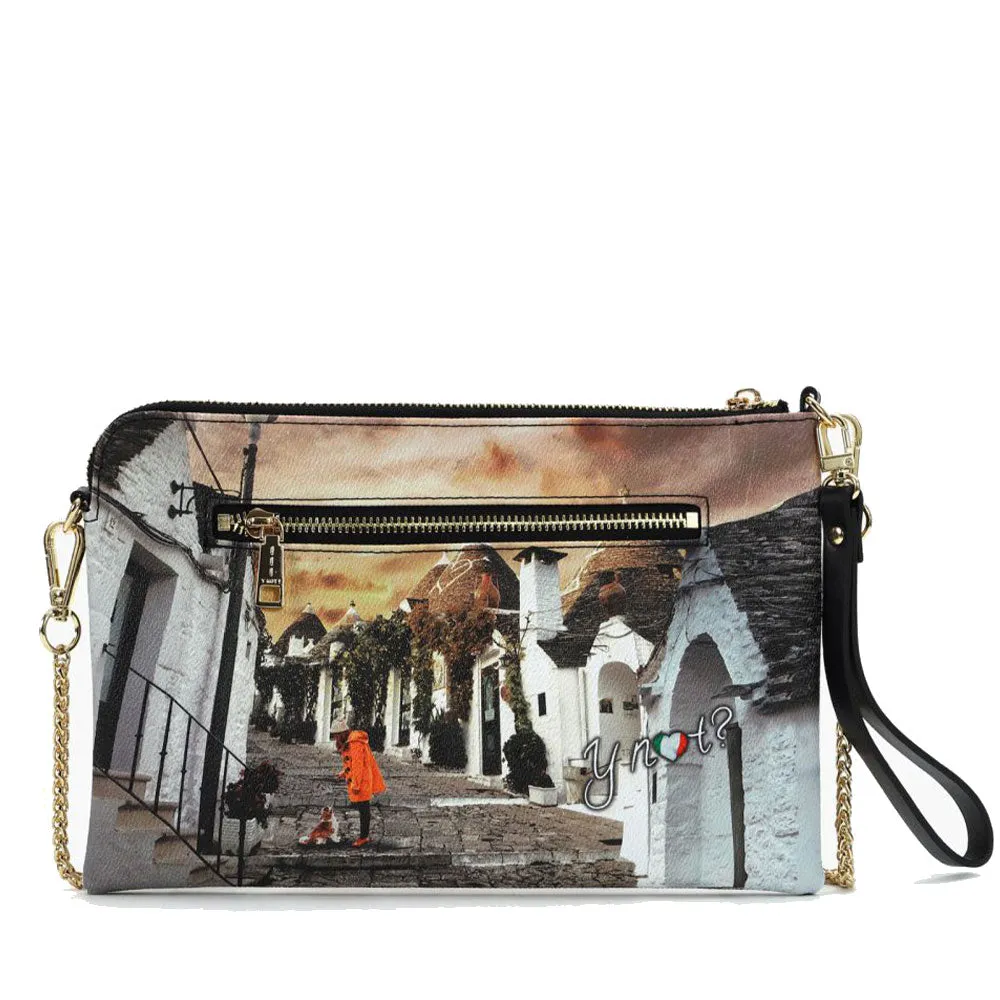 Borsa Donna Y NOT Pochette con Tracolla YES-303 Life in Trulli