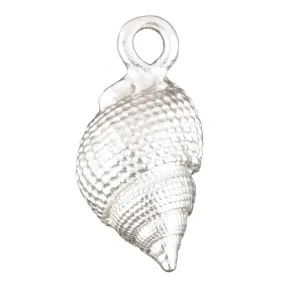 Casting Charms Wholesale-11x23mm Whelk Shell-Silver-Quantity 10