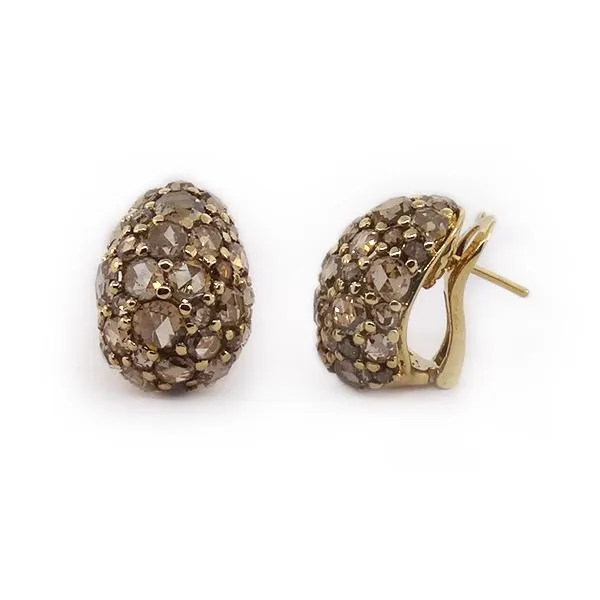 Champagne Diamond Earrings