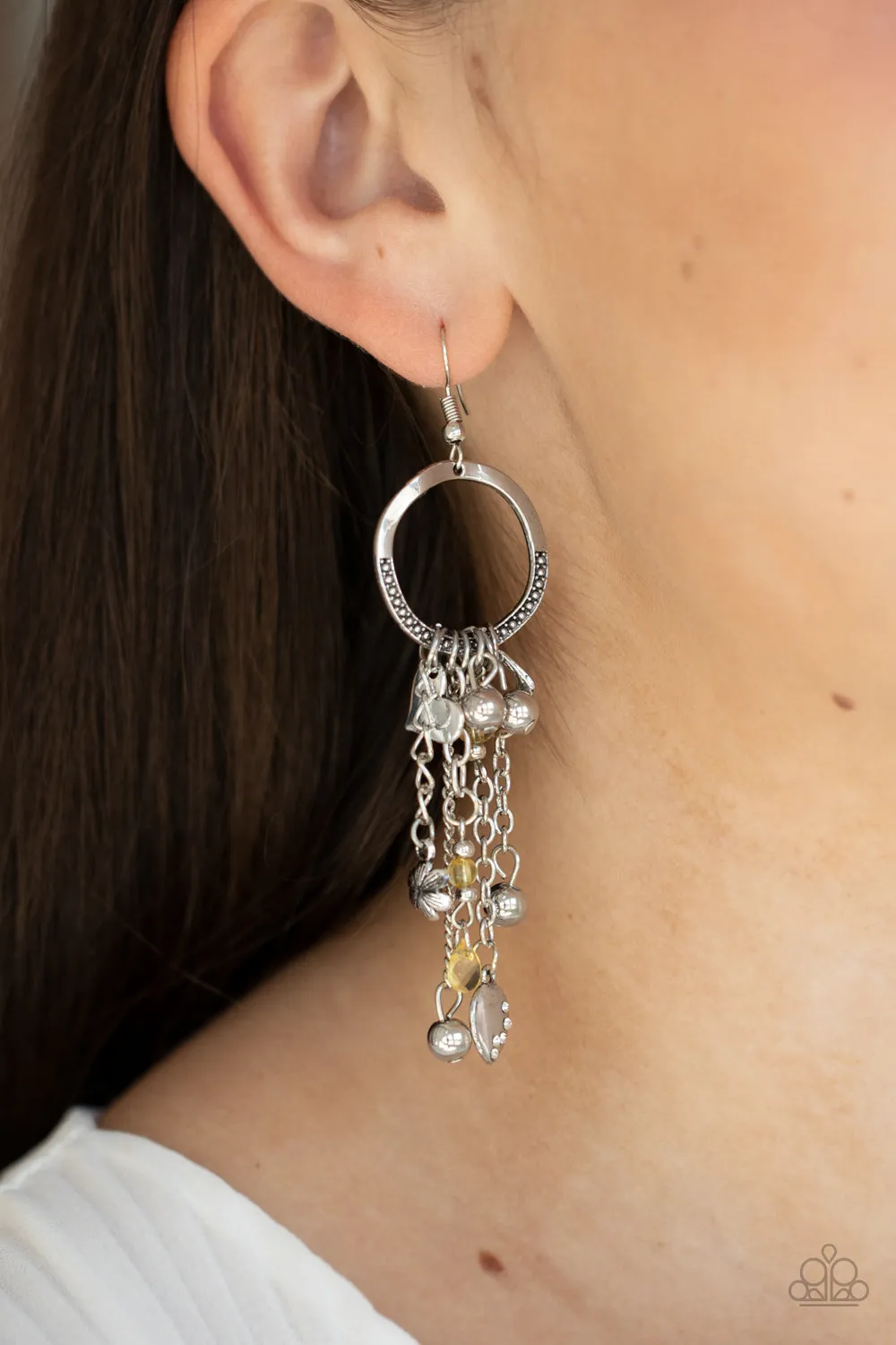 Charm School - Yellow Earring