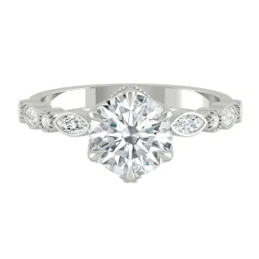 Christine 1.54ct D VS1 ld IGI 18K White Gold