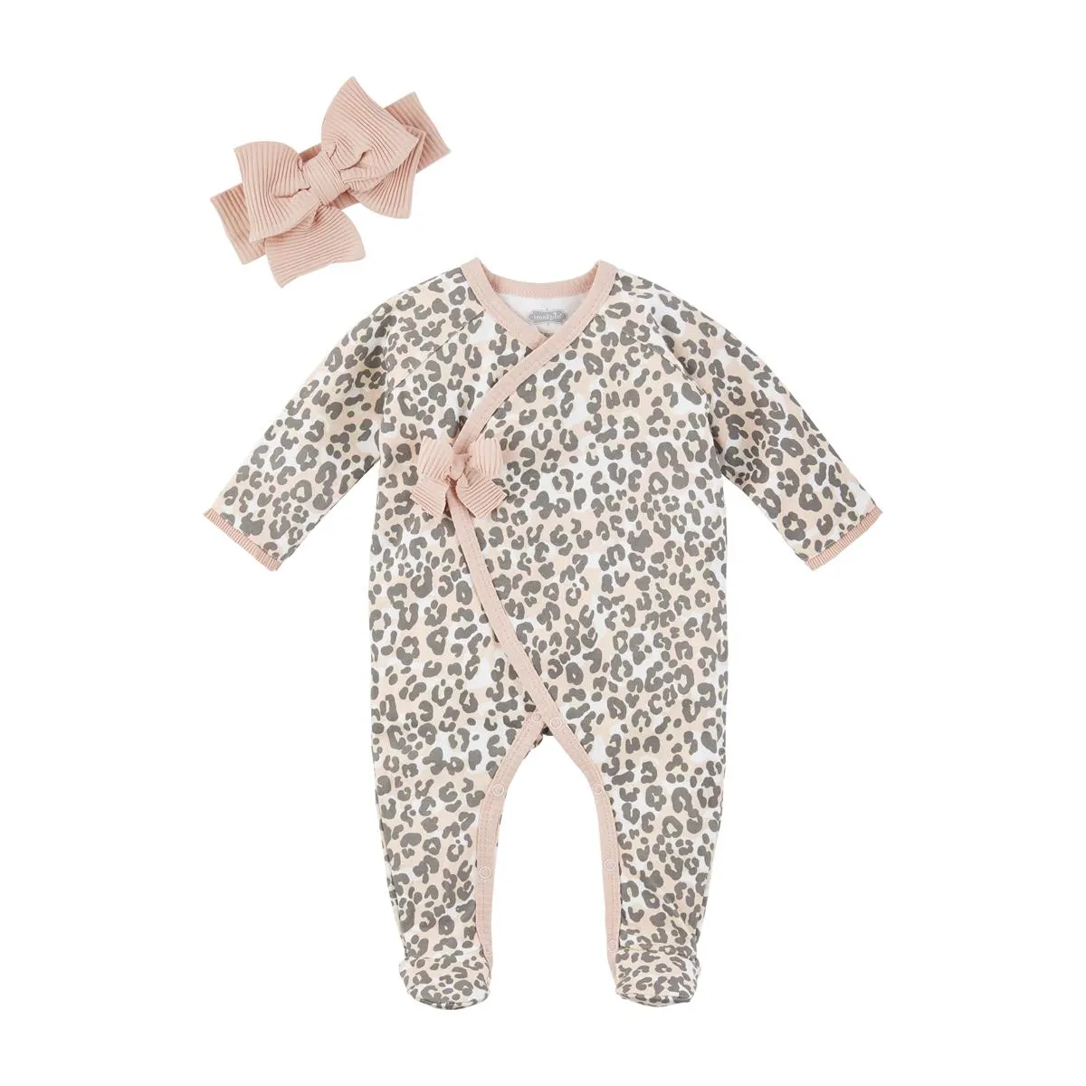 Copy of Pink Leopard Sleeper and HB - 3 - 6 month