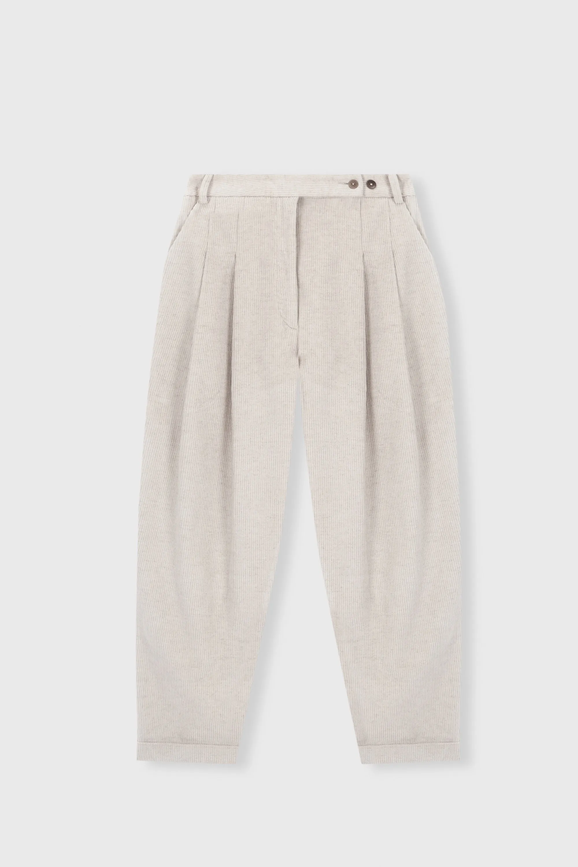 Cordera - Corduroy Carrot Pants