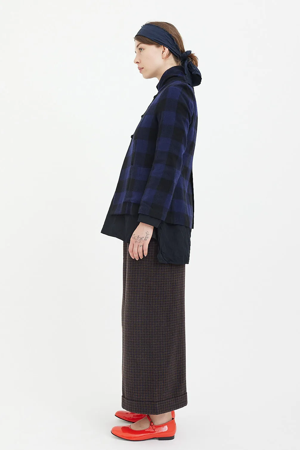 Daniela Gregis -  Cavallo Jacket - Stardust Blue/ Black Check