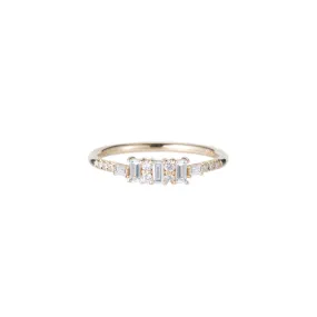 Diamond Baguette Reflection Ring