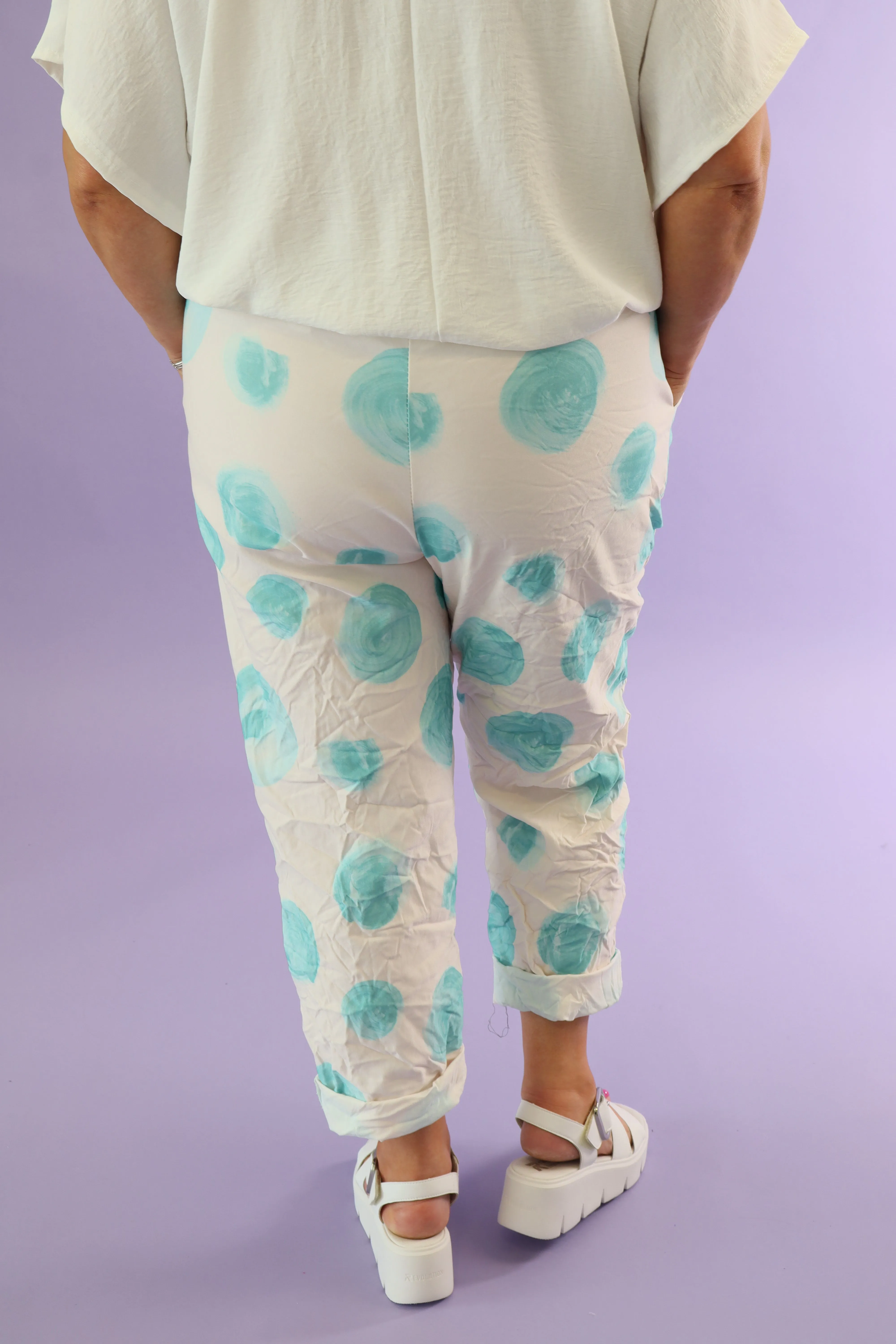 Dottie Jogger in Turquoise