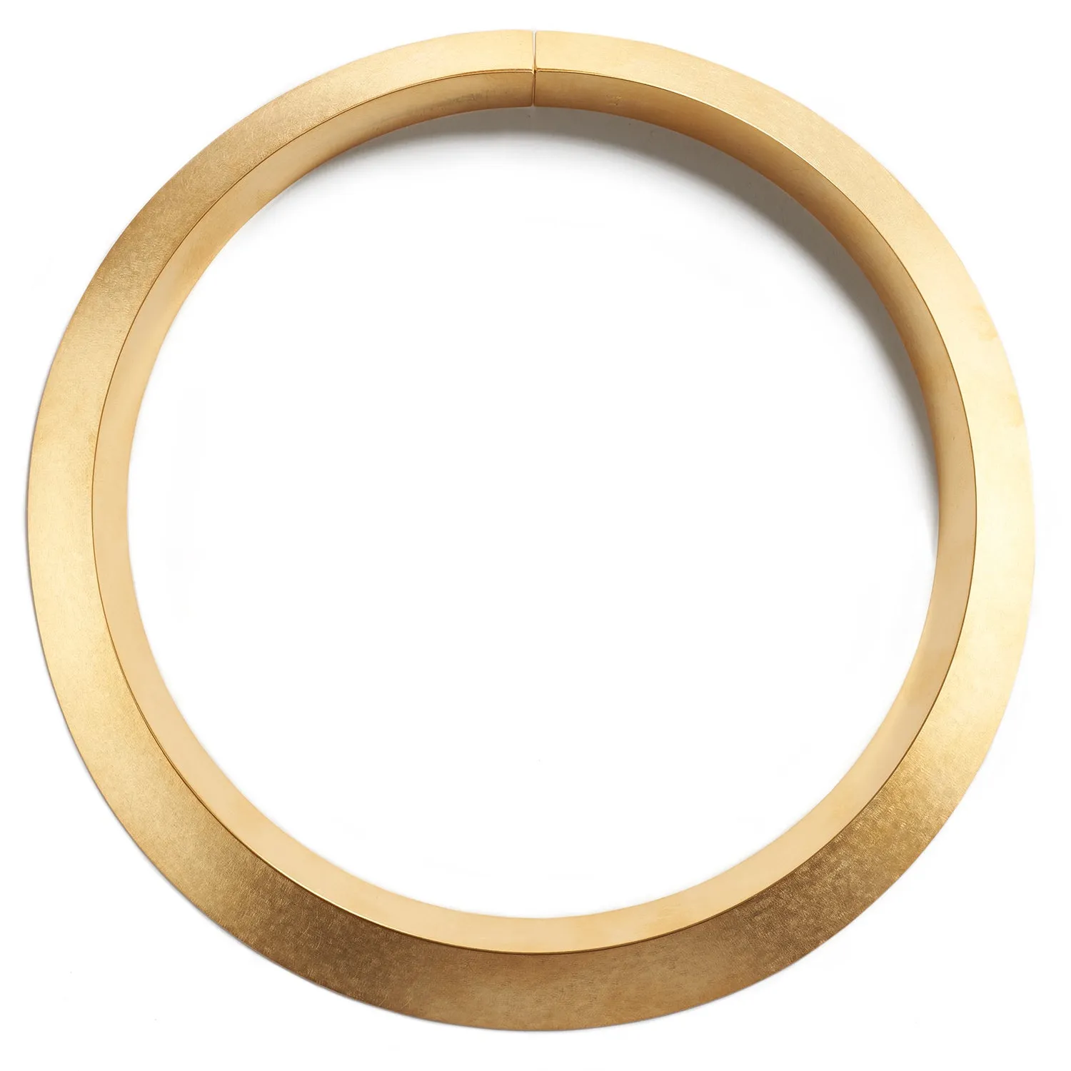 Double Circle Gold Necklace