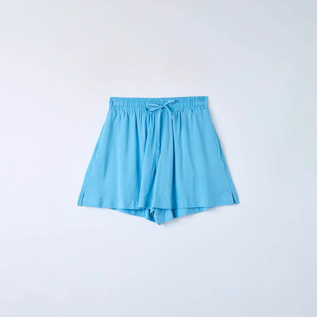 Drawstring High Waist Shorts