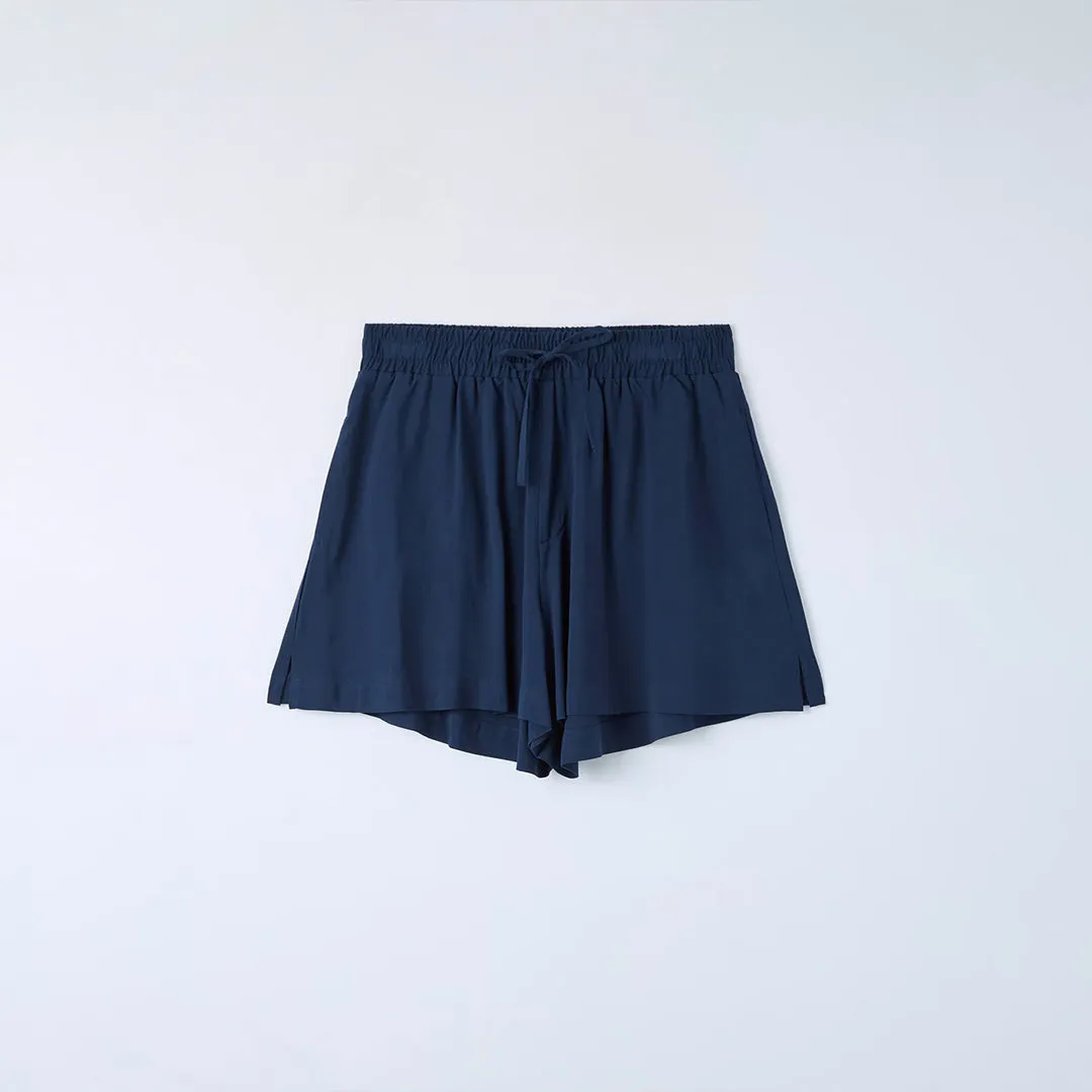 Drawstring High Waist Shorts