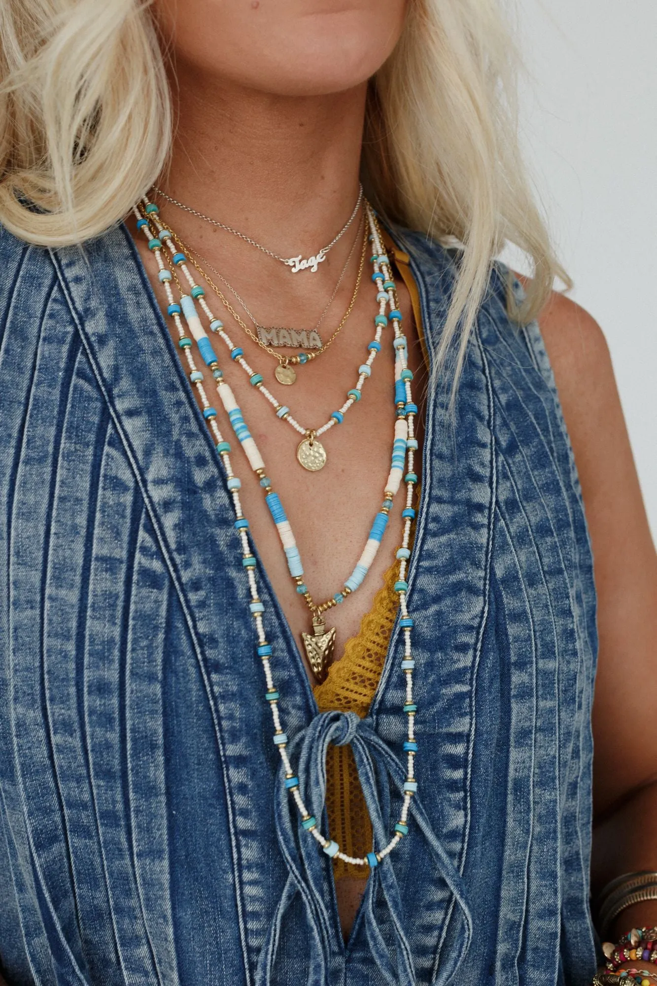 Eclectic Treasures Necklace - Blue