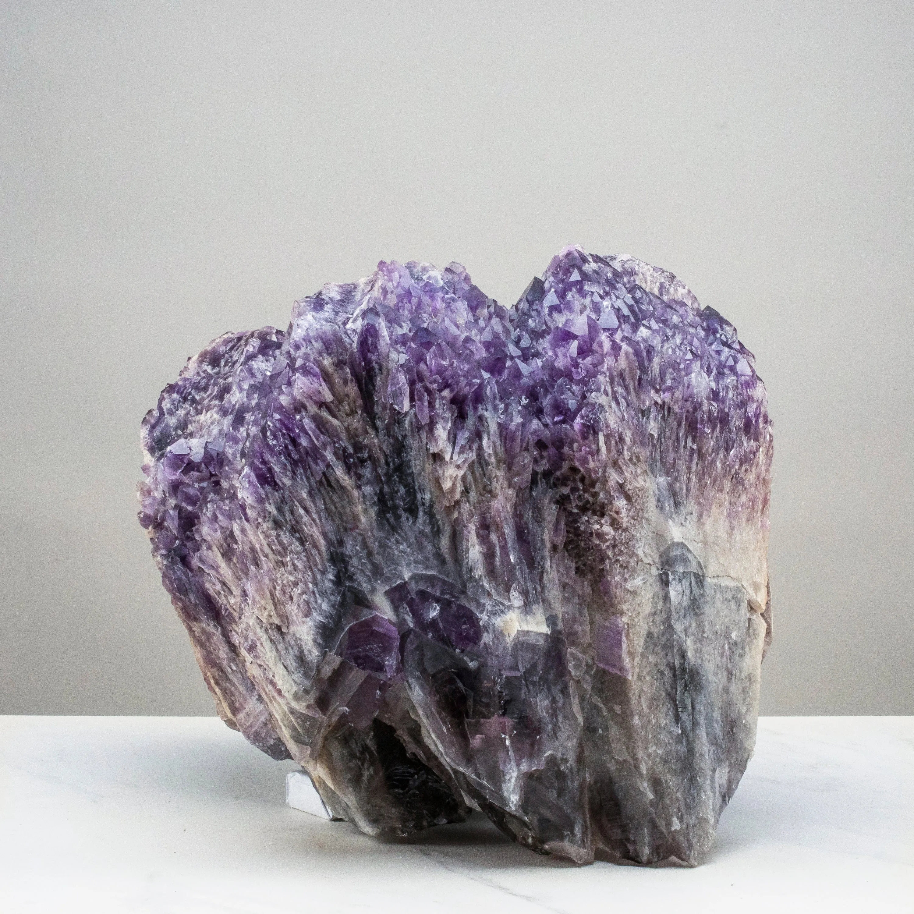 Elestial Amethyst Cluster Point from Brazil - 64lbs / 14