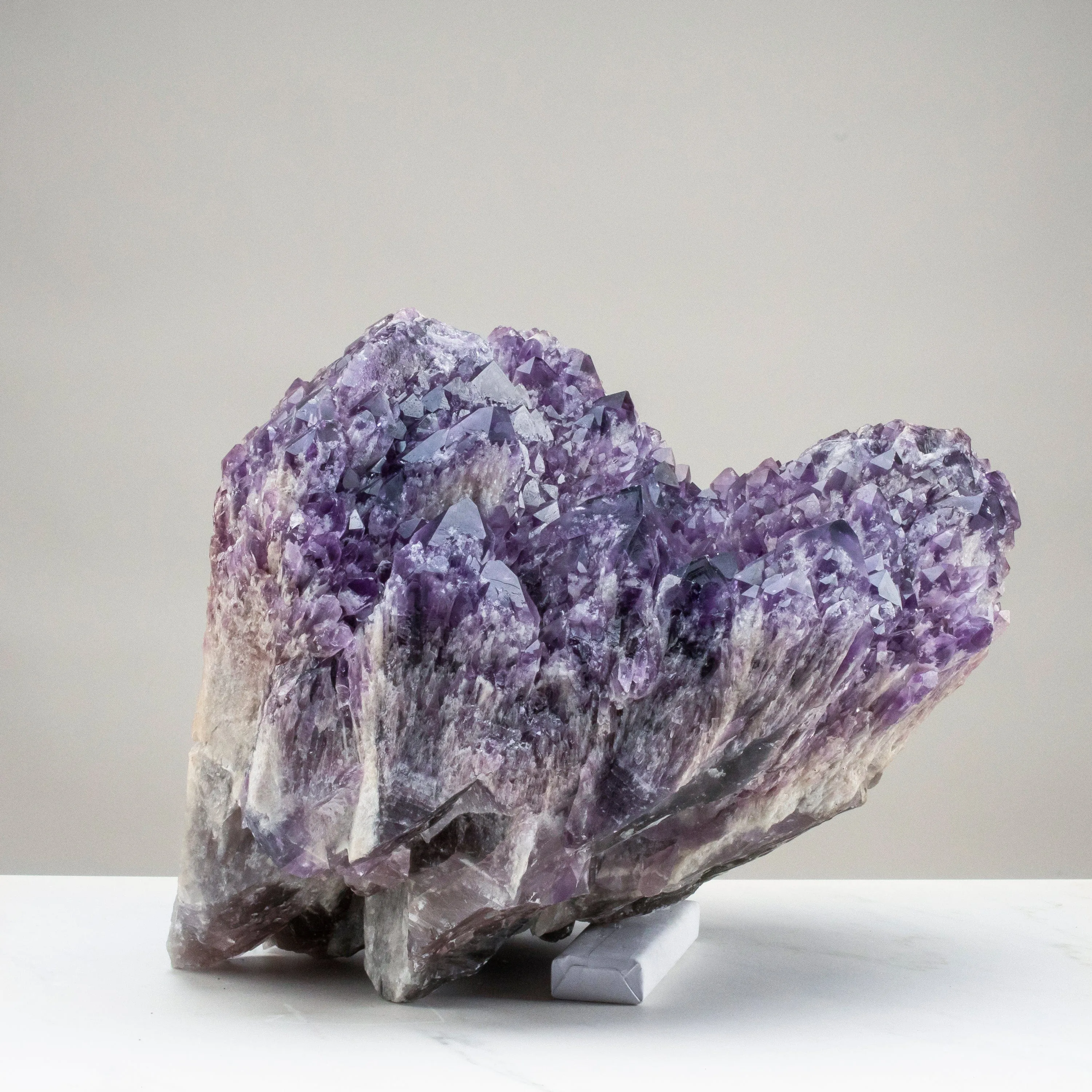 Elestial Amethyst Cluster Point from Brazil - 64lbs / 14