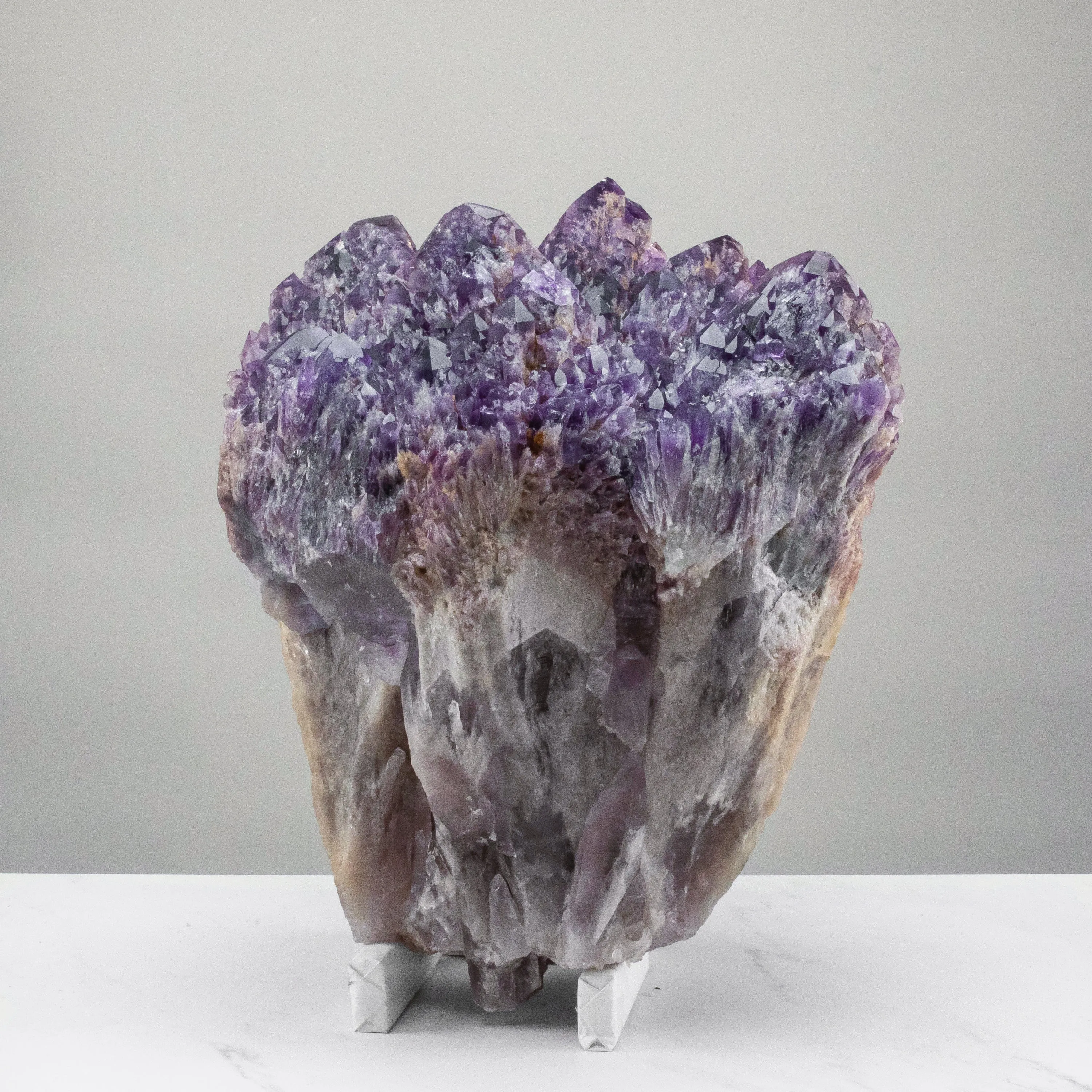 Elestial Amethyst Cluster Point from Brazil - 88lbs / 14