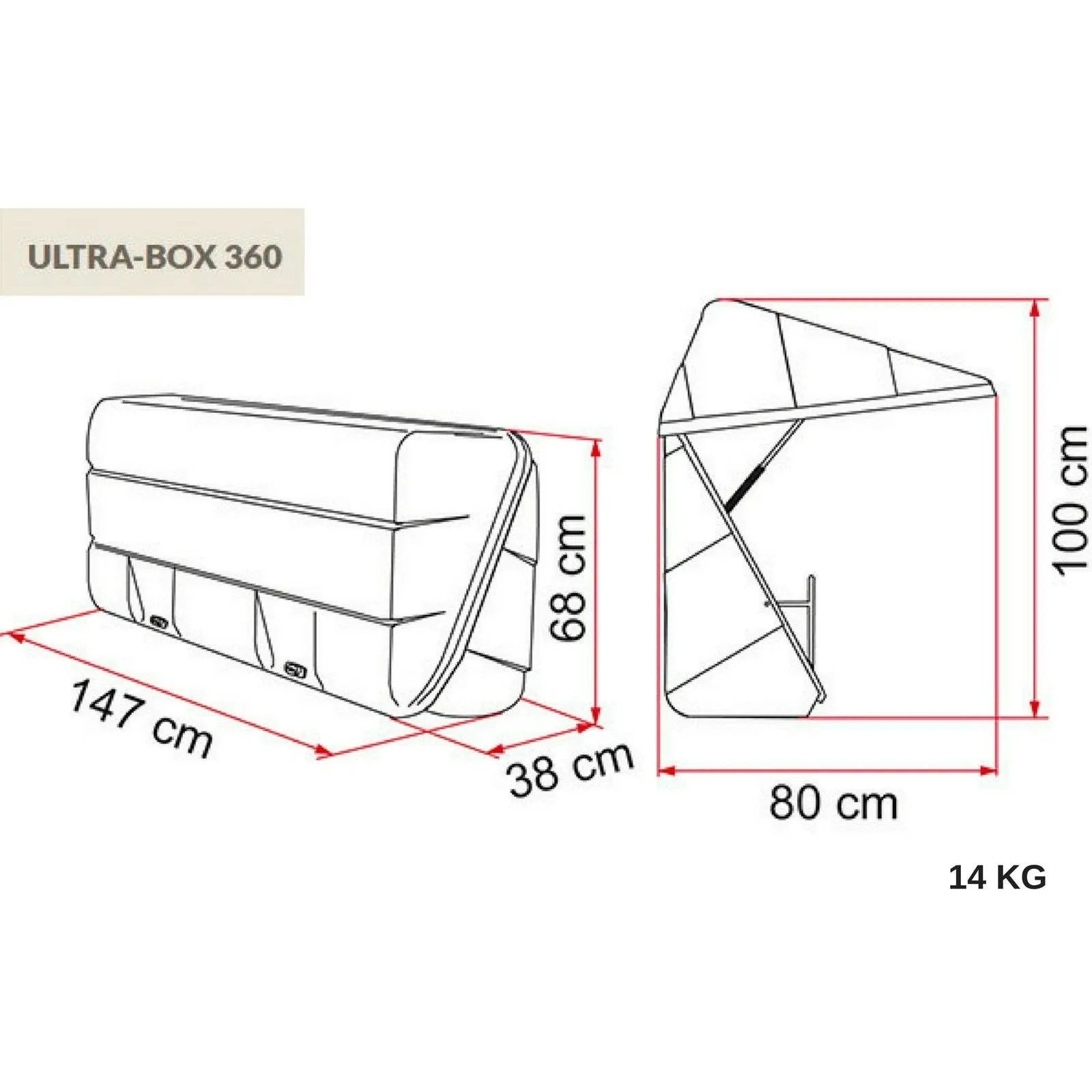 Fiamma Ultra-Box Motorhome Rear Box