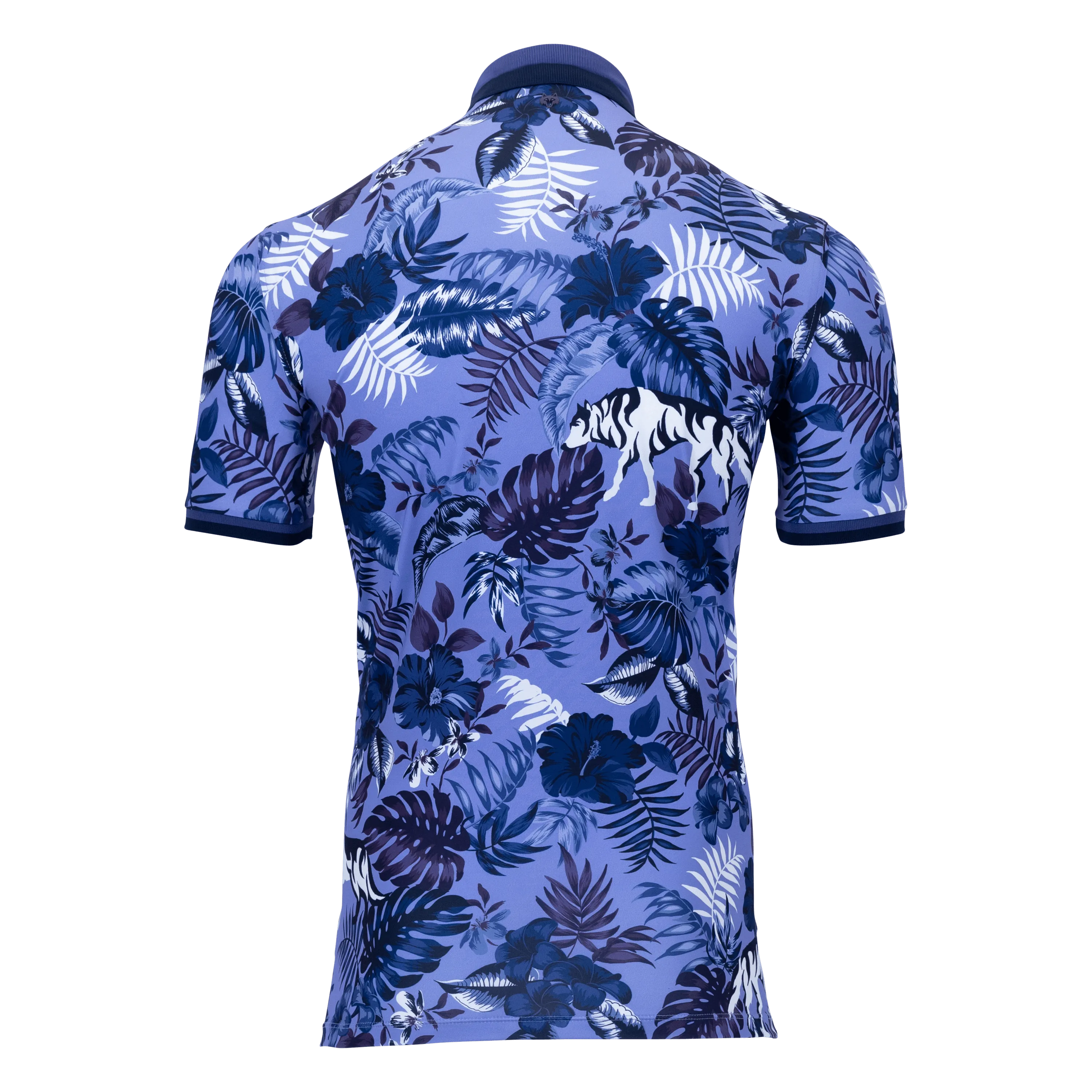 Floral Wolf Jungle Polo