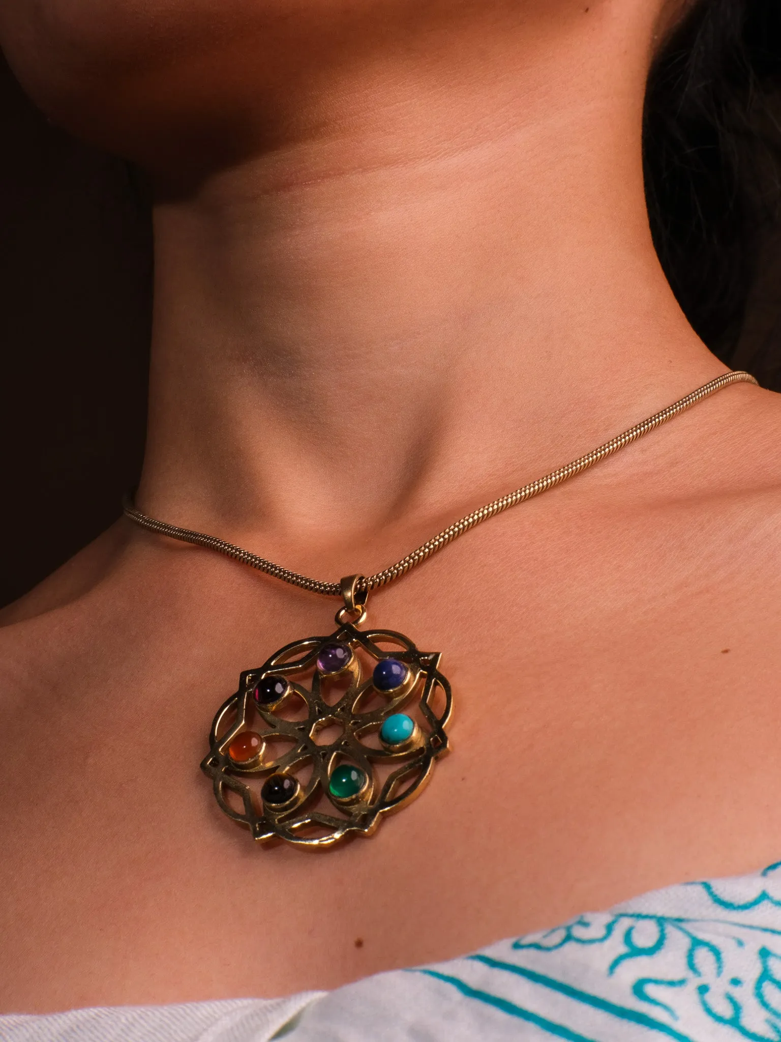 Flower chakra  Necklace