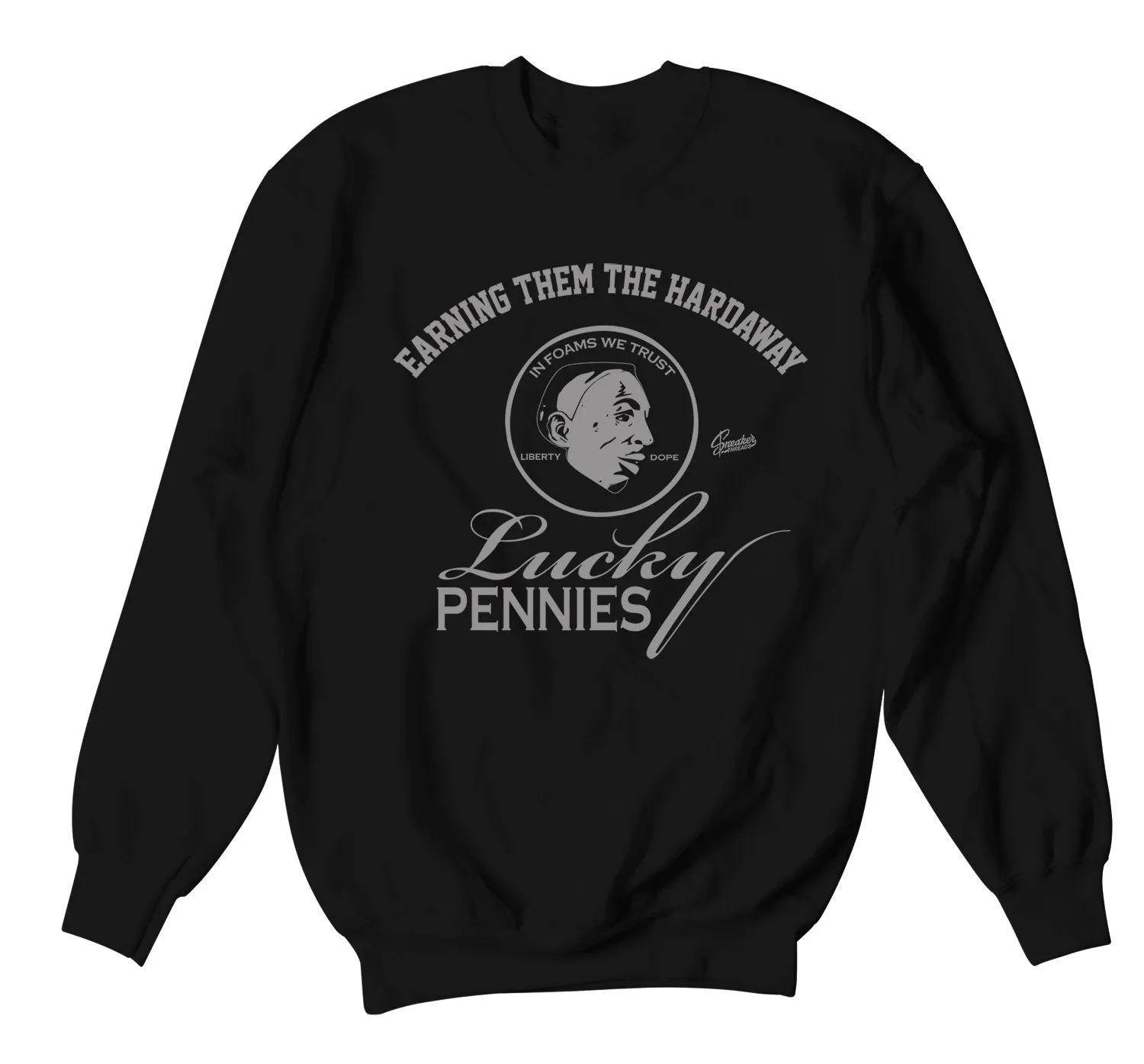 Foamposite All Over Sweater - Lucky Pennies - Black