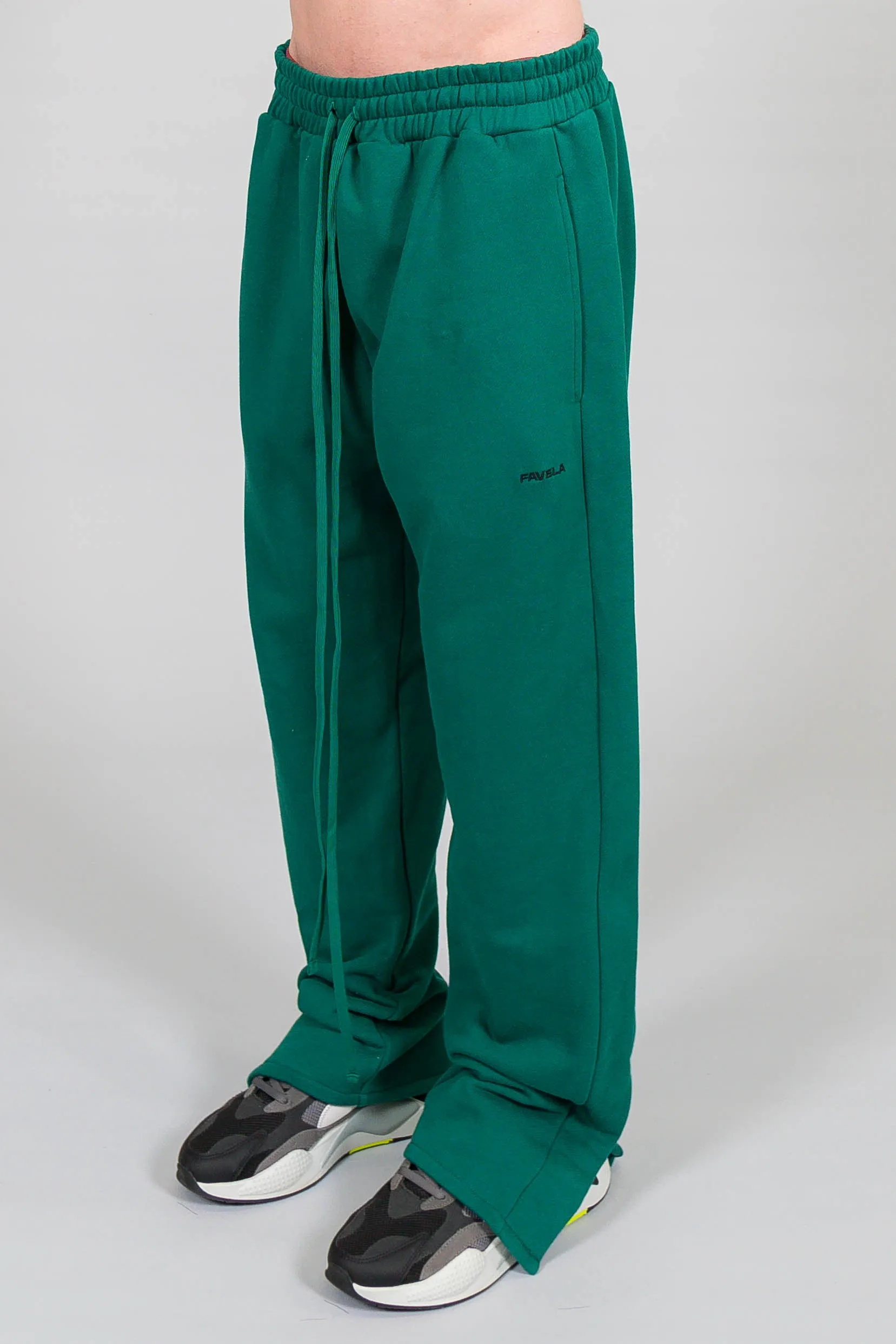 FOREST GREEN FLAP JOGGER