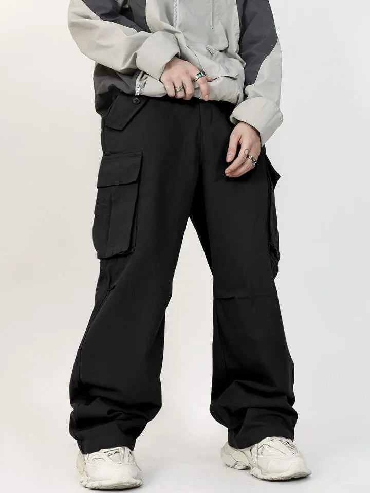 Front Pocket Drawstring Cargo Pants