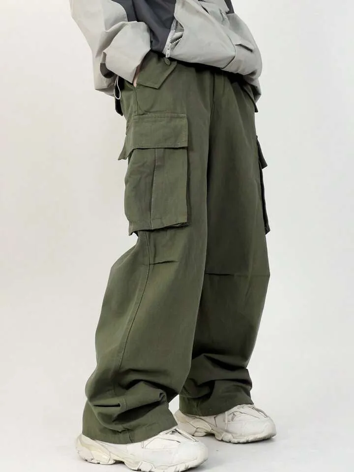 Front Pocket Drawstring Cargo Pants