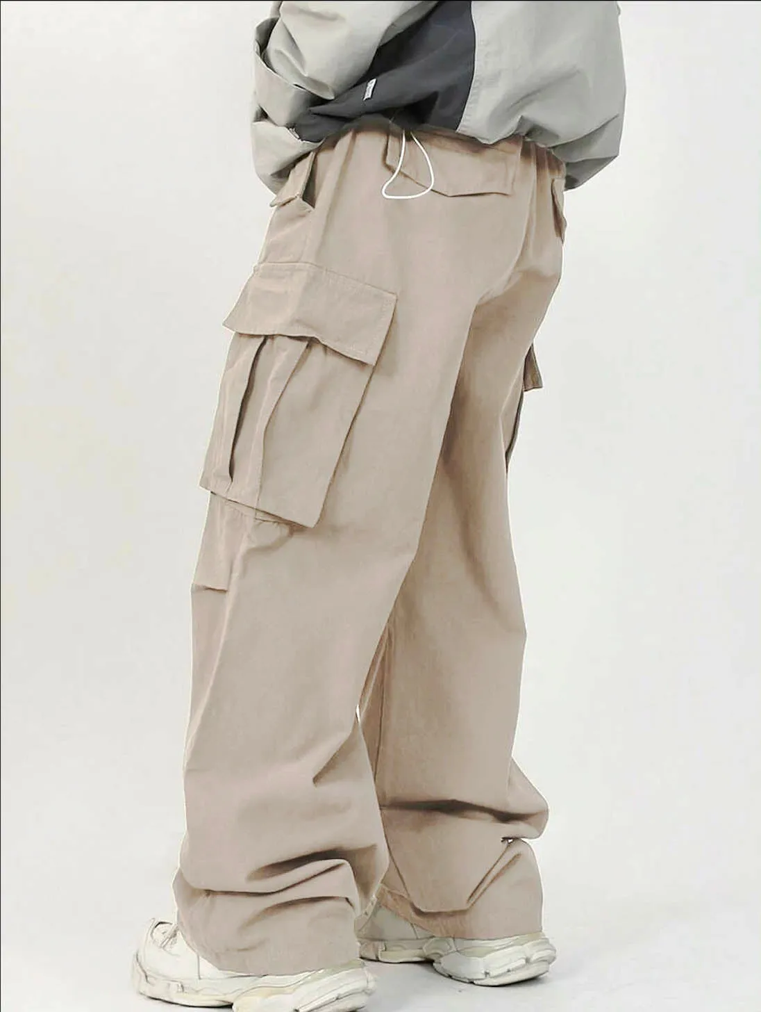 Front Pocket Drawstring Cargo Pants