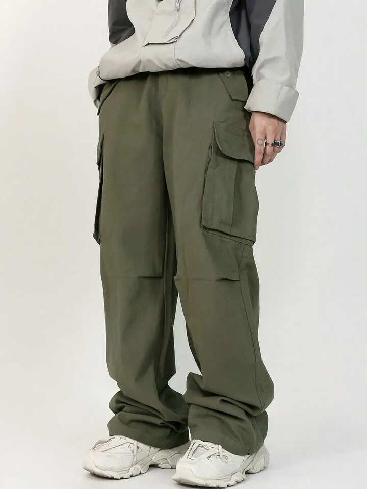 Front Pocket Drawstring Cargo Pants