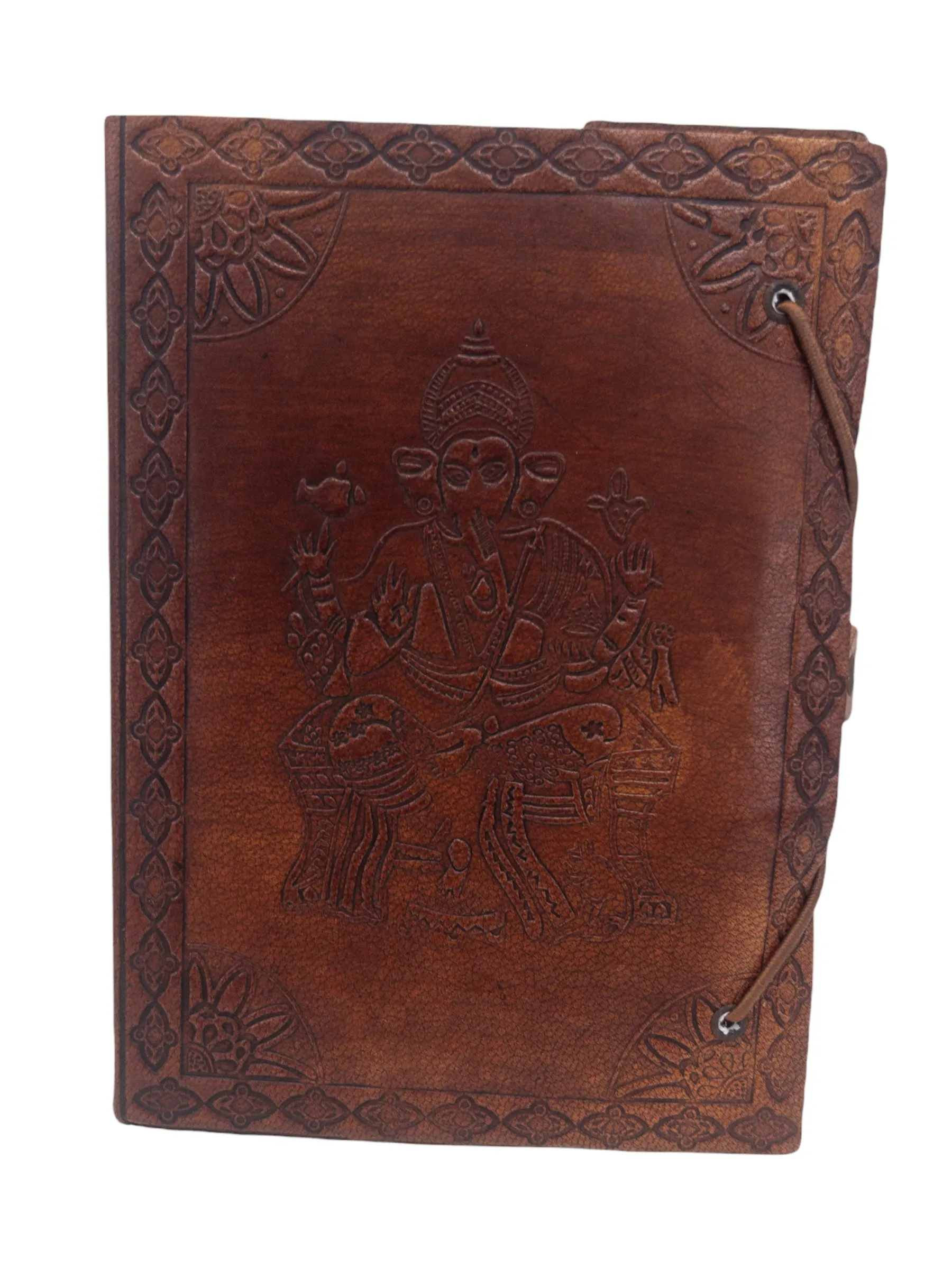 Ganesha Leather Bound rice paper Journal